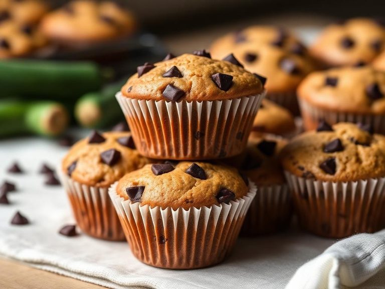 Chocolate Chip Zucchini Muffins