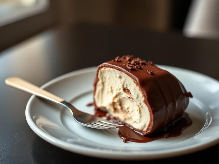 Chocolate-Coated Ice Cream Bar