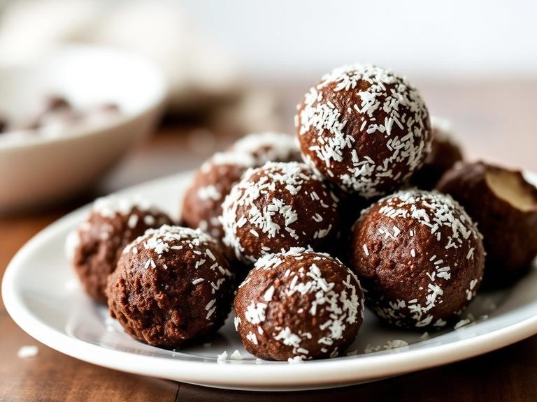 Chocolate Coconut Energy Balls