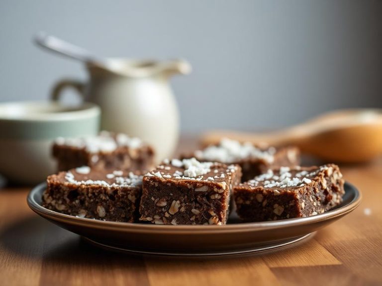 Chocolate Coconut Oat Squares