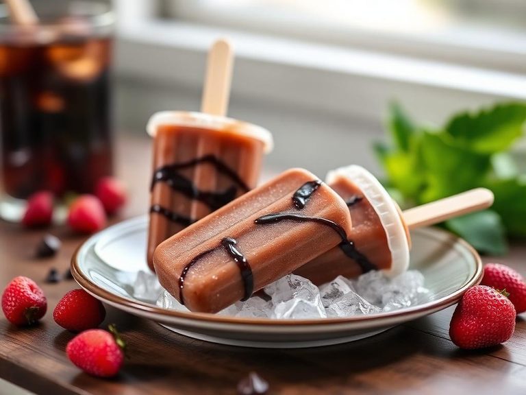 Chocolate Cola Popsicles