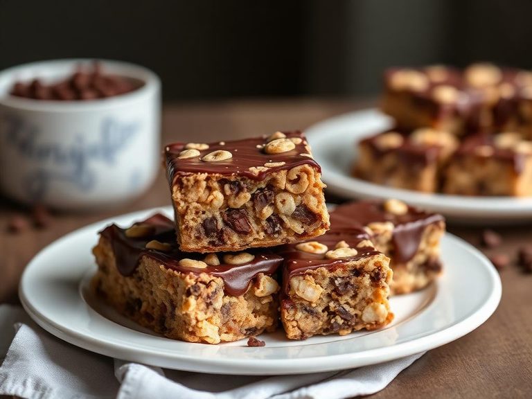 Chocolate-Covered Cereal Bars