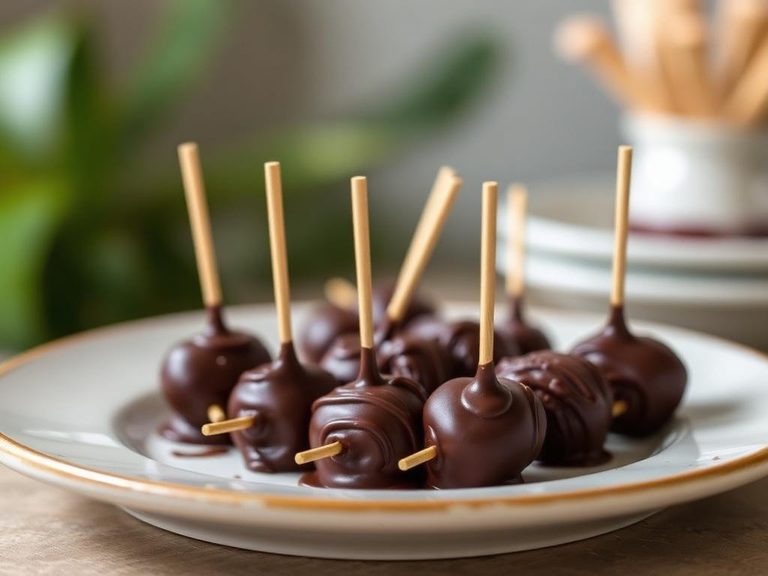 Chocolate-dipped dessert sticks