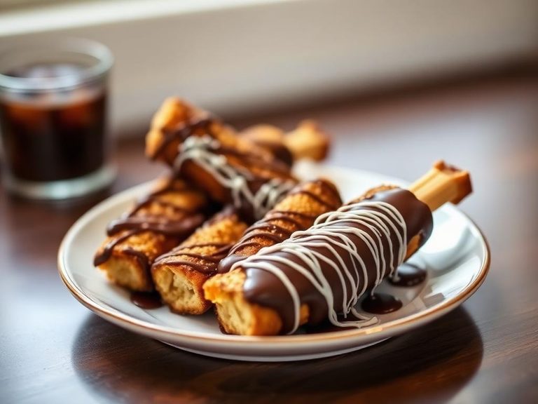 Chocolate-Dipped French Toast Sticks