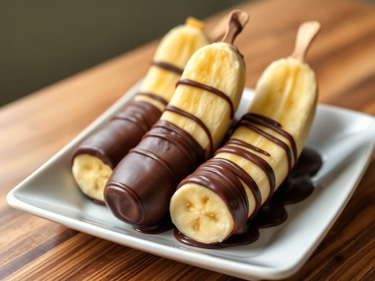 Chocolate-Dipped Frozen Banana