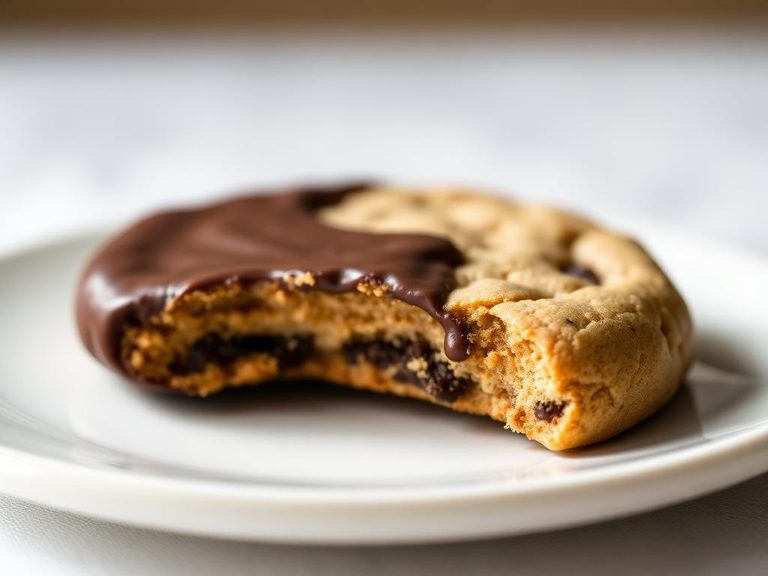 Chocolate-Dipped Peanut Butter Cookie