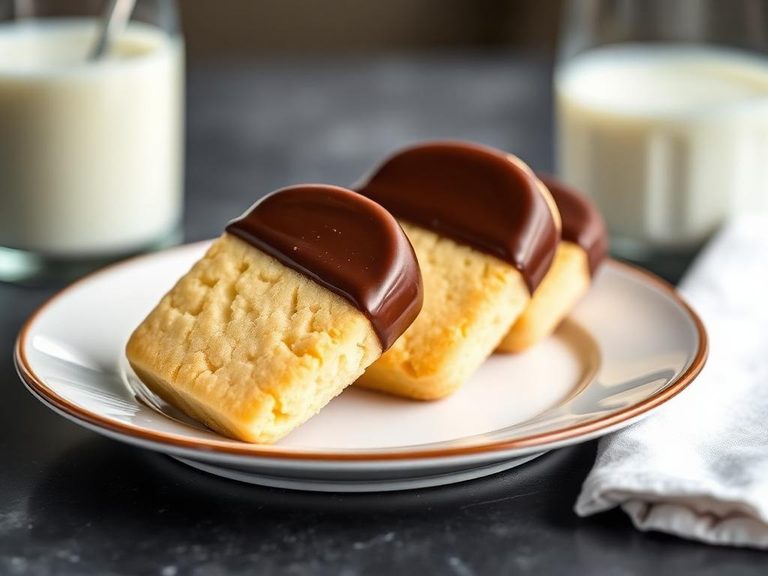 Chocolate-Dipped Shortbread