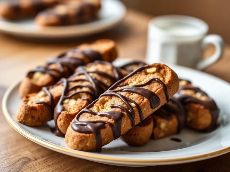 Chocolate-Enrobed Biscotti