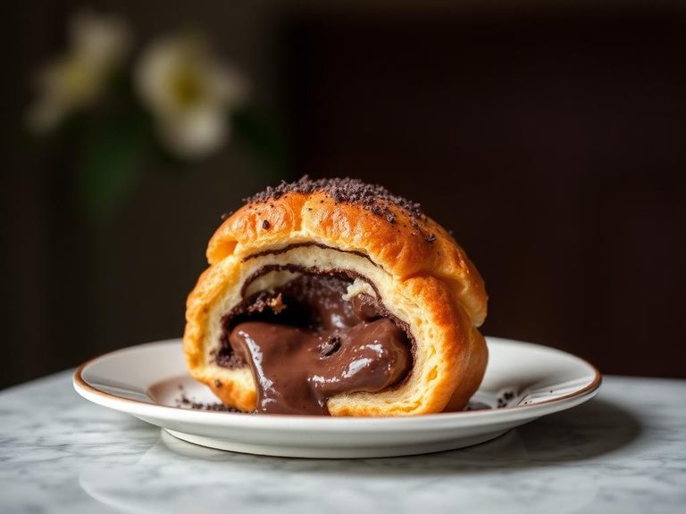 Chocolate-Filled Profiterole