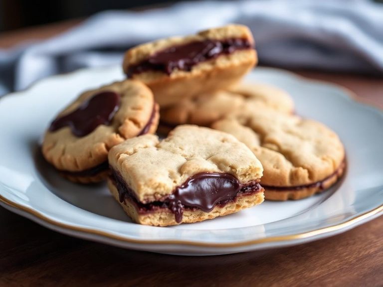 Chocolate-Filled Shortbread
