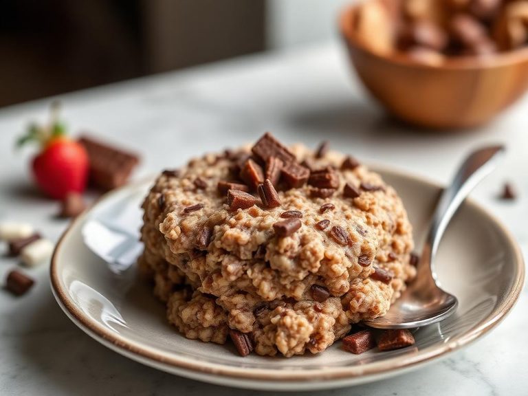 Chocolate-flavored oatmeal