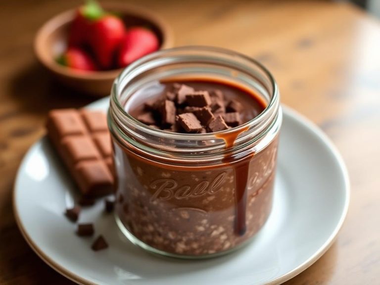 Chocolate-Flavored Overnight Oats Liquid