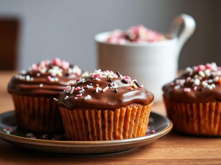 Chocolate Frosted with Sprinkles
