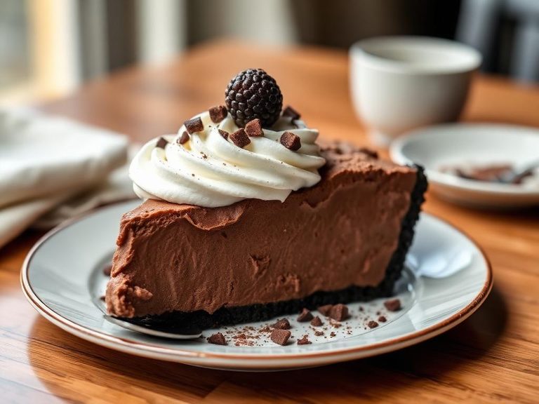 Chocolate Frozen Yogurt Pie