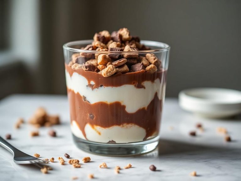 Chocolate Graham Parfait
