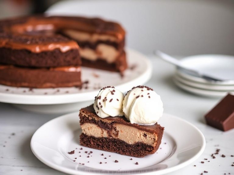Chocolate ice cream cake