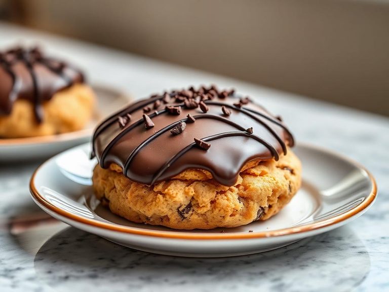 Chocolate Iced Butter Cookie