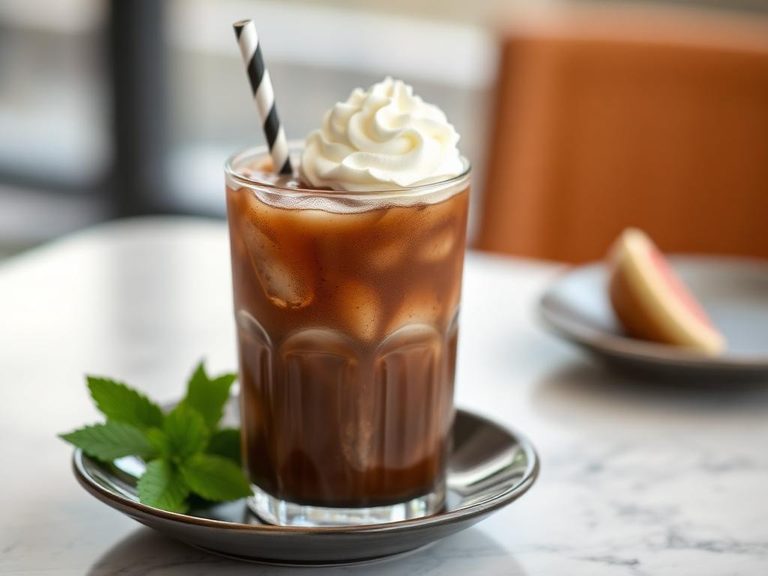 Chocolate Italian soda