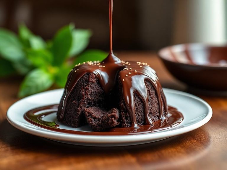 Chocolate Lava Cake Drizzle