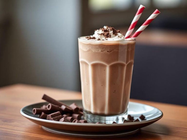 Chocolate Malt Milkshake