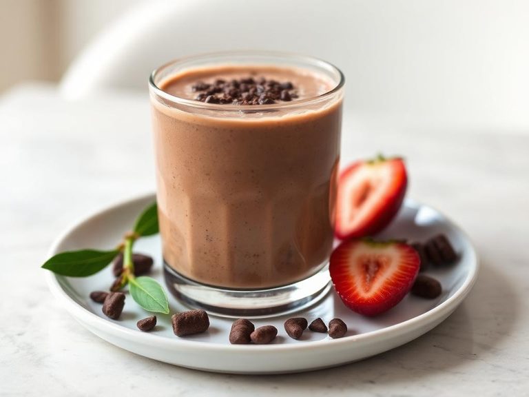 Chocolate malt smoothie base