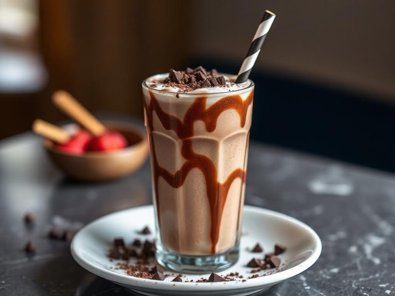 Chocolate Malted Milkshake