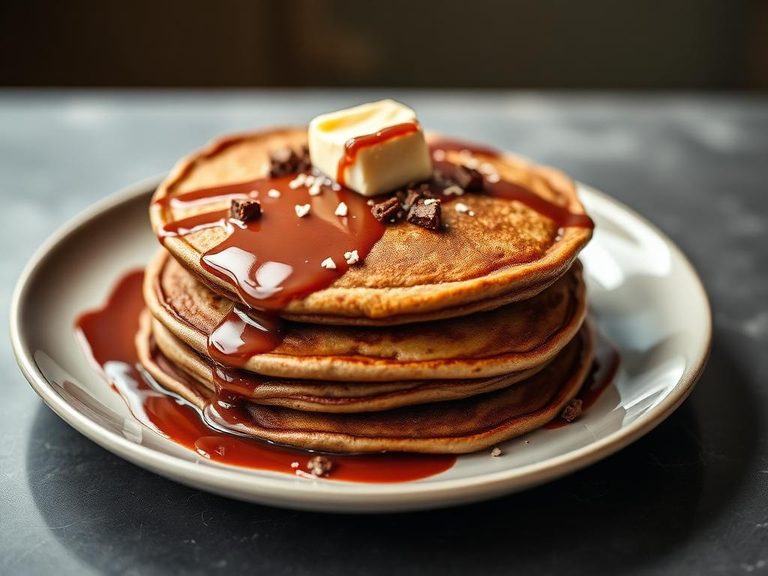 Chocolate Milk Pancakes