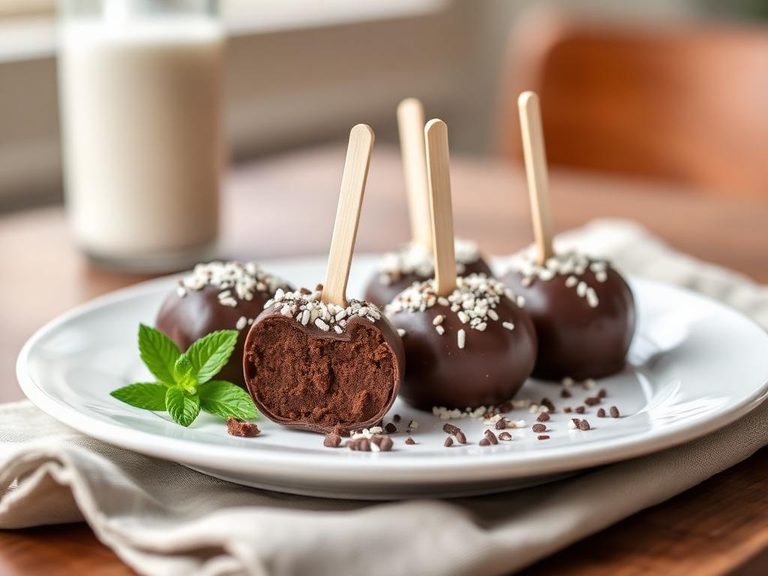 Chocolate Milk Pops