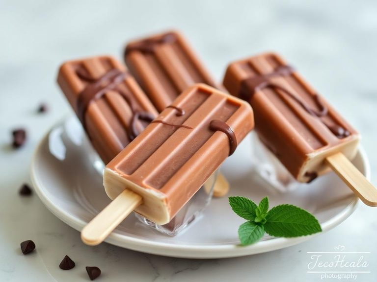 Chocolate Milk Popsicles