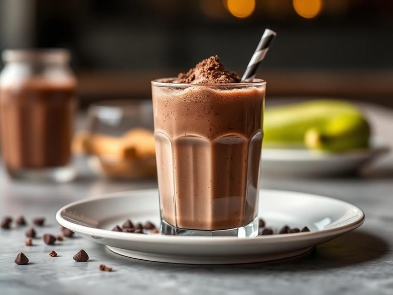 Chocolate Milkshake (blended)