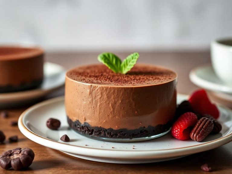 Chocolate mousse (as a base)