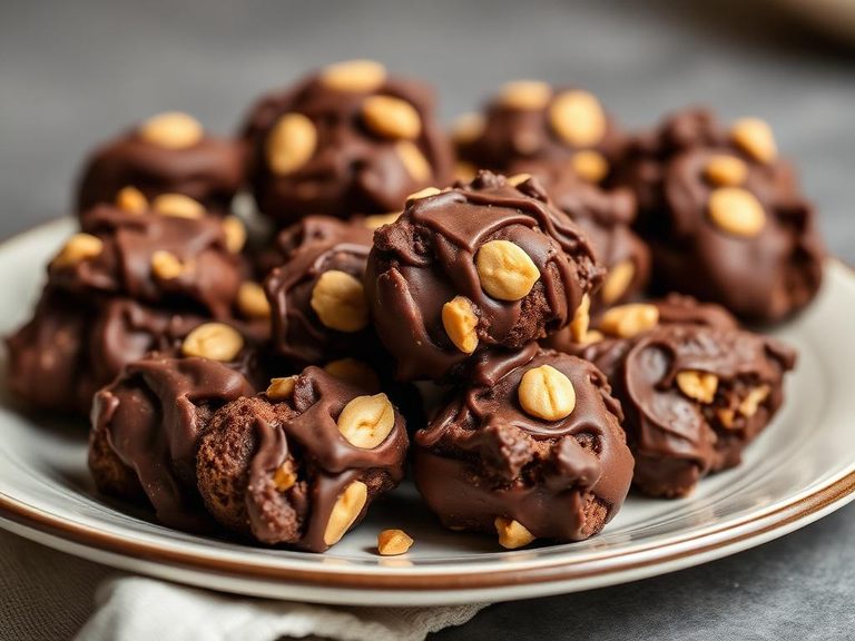 Chocolate peanut clusters