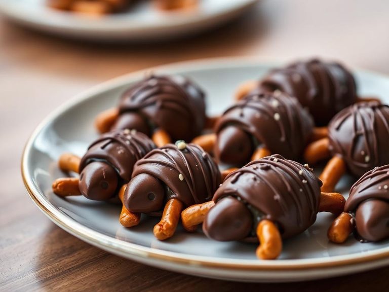 Chocolate pretzel turtles