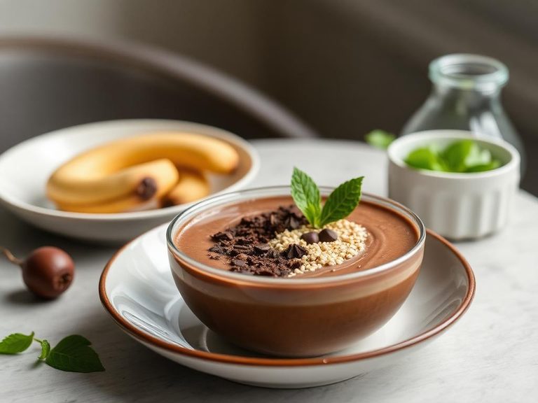 Chocolate Protein Smoothie Bowl
