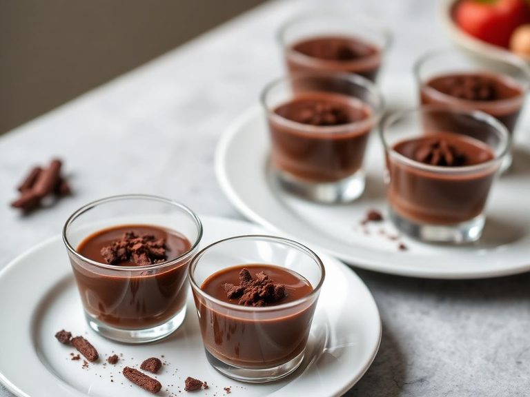 Chocolate Pudding Shots