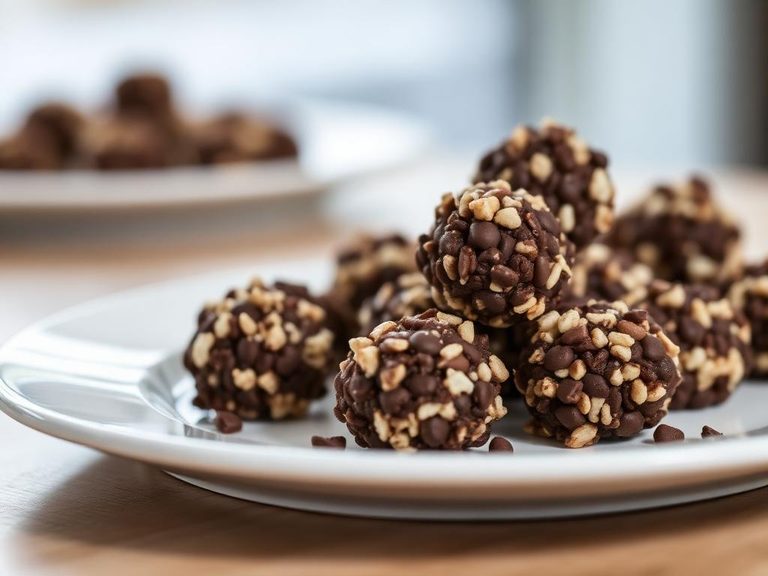Chocolate Puffed Rice Bites