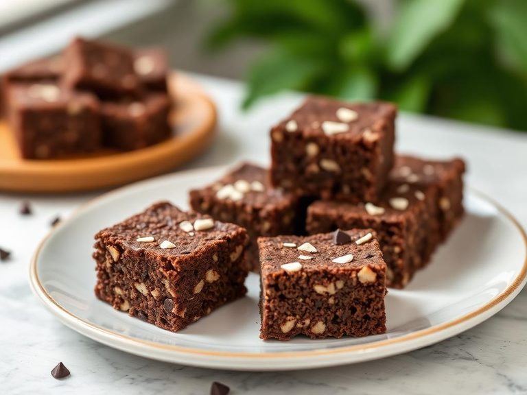 Chocolate puffed wheat squares