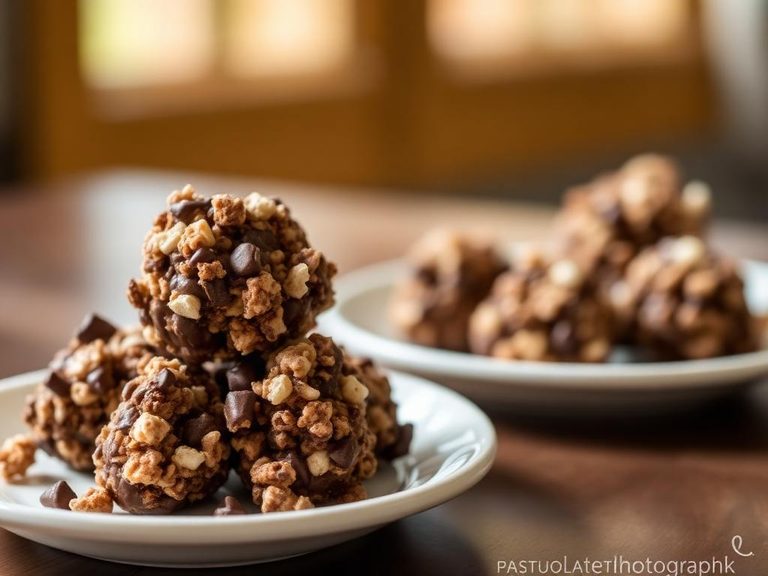 Chocolate rice crispy clusters