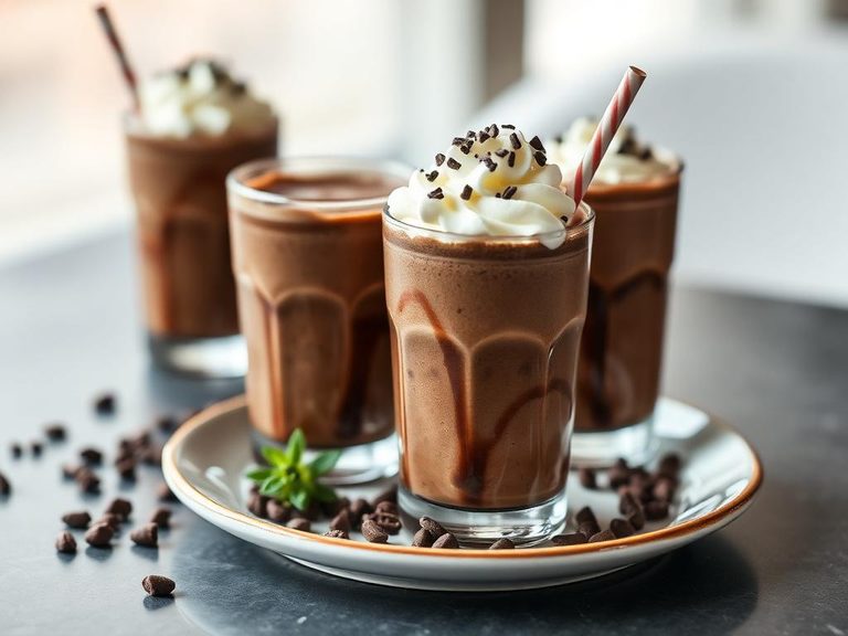 Chocolate Shake with Whipped Cream