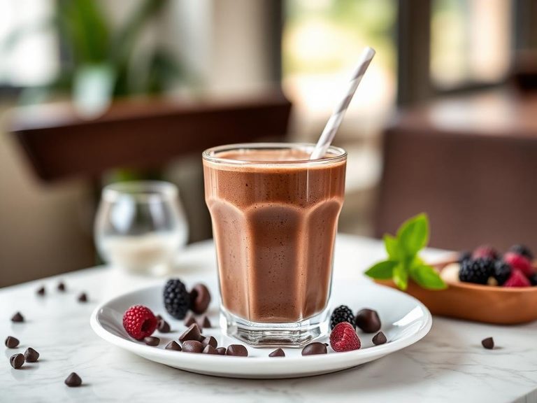 Chocolate smoothie