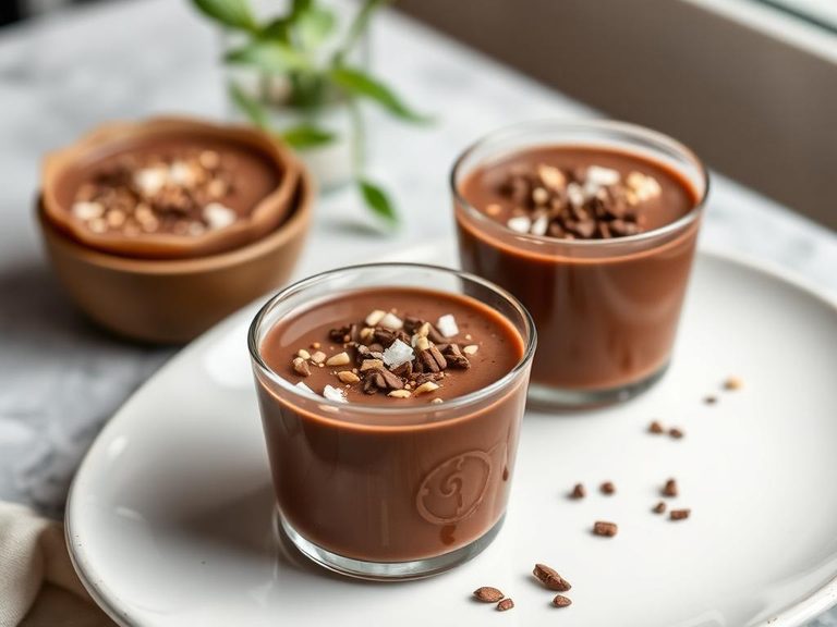 Chocolate Soy Milk Chia Pudding