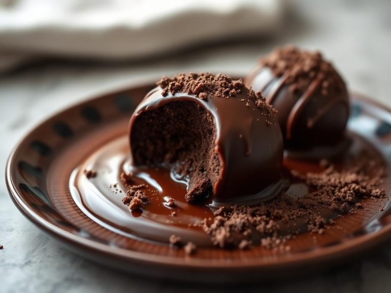 Chocolate truffle coating