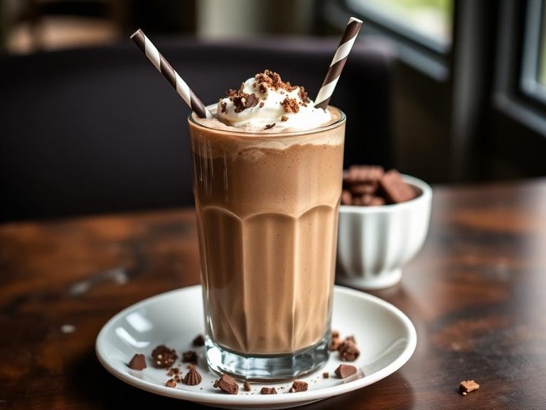 Chocolate Truffle Crisp Milkshake