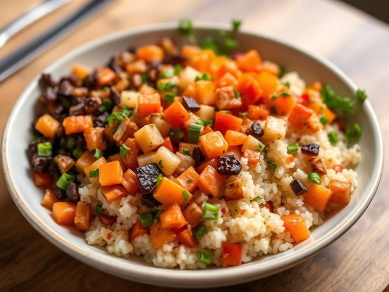Chopped and mixed into rice or grain bowls