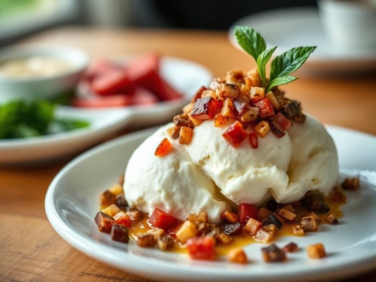 Chopped as a topping for vanilla ice cream