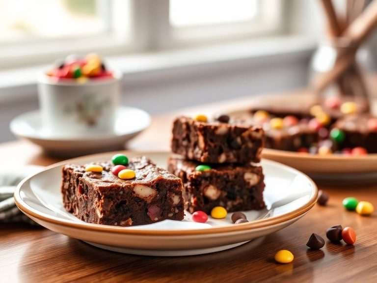 Chopped Candy Bar Brownies