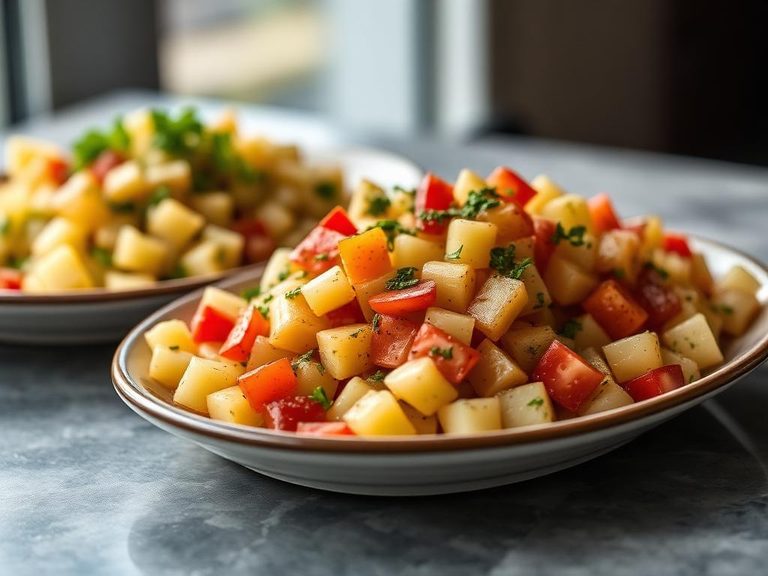 Chopped in potato or pasta salads