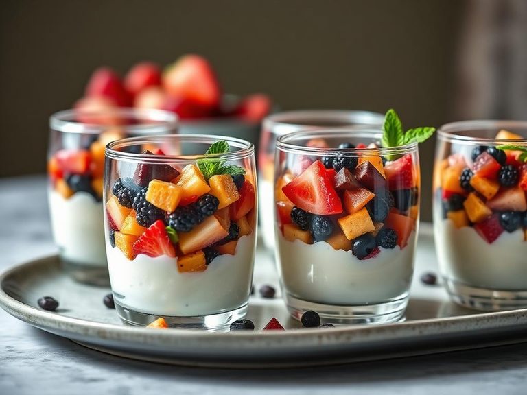 Chopped into yogurt parfaits