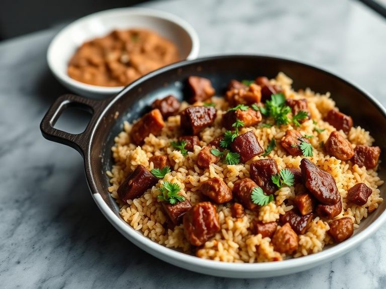 Chorizo and Rice Skillet