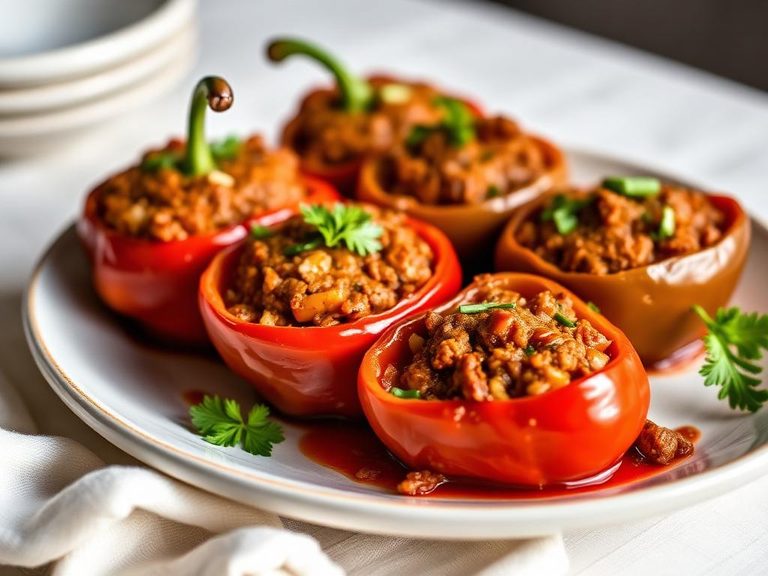 Chorizo Stuffed Peppers